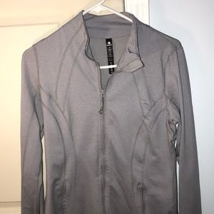 Grey Athletic Zip up